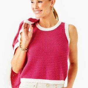 Lilly Pulitzer Valoria Sleeveless Sweater Top